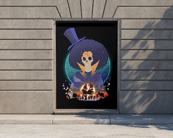 One Piece Brooke fantasy poster Digital File JPG