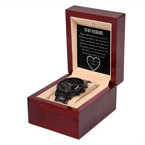 20th Anniversary Gift-personalized Watch for Husband-gifts for 