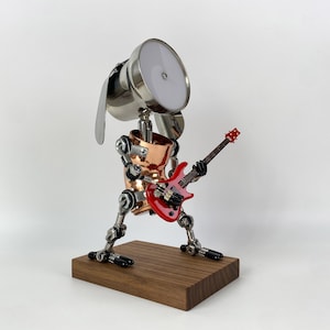 Music Dog Bassist Desk Lamp / Gift for bassists, dog lovers