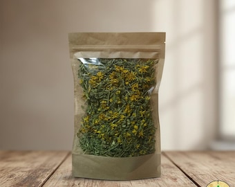 Té de hierbas de hipérico silvestre (Hypericum perforatum) – Recolectado a mano, envío gratuito a todo el mundo