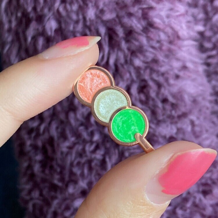 Dango Pin 1” Cute Kawaii Dango Filler Pin With Pearl Effect! - Etsy