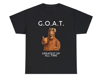 G.O.A.T. Alf GOAT Greatest of All Time Ricky Stanicky tee