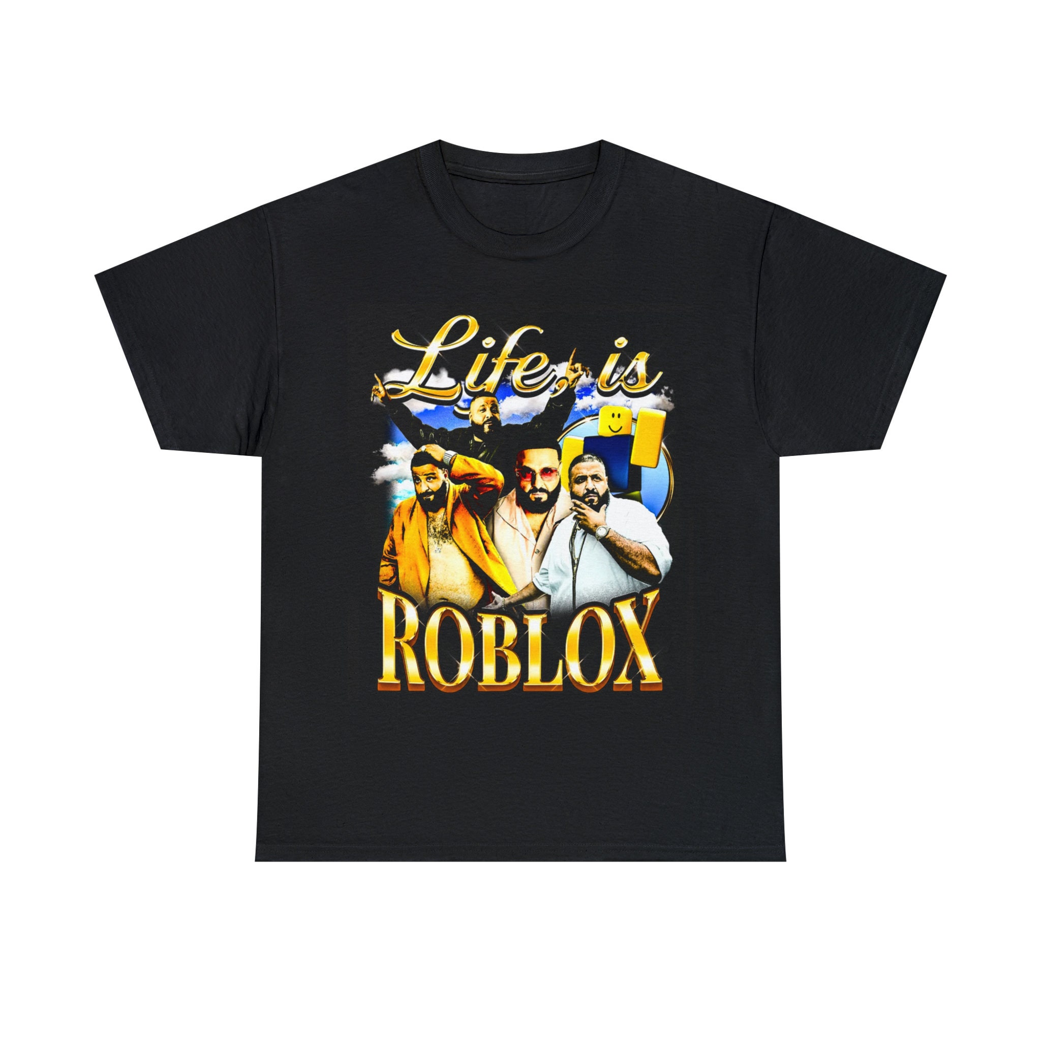 Roblox Logo Short Sleeve T-Shirt Tee Men's USA Size S-5XL