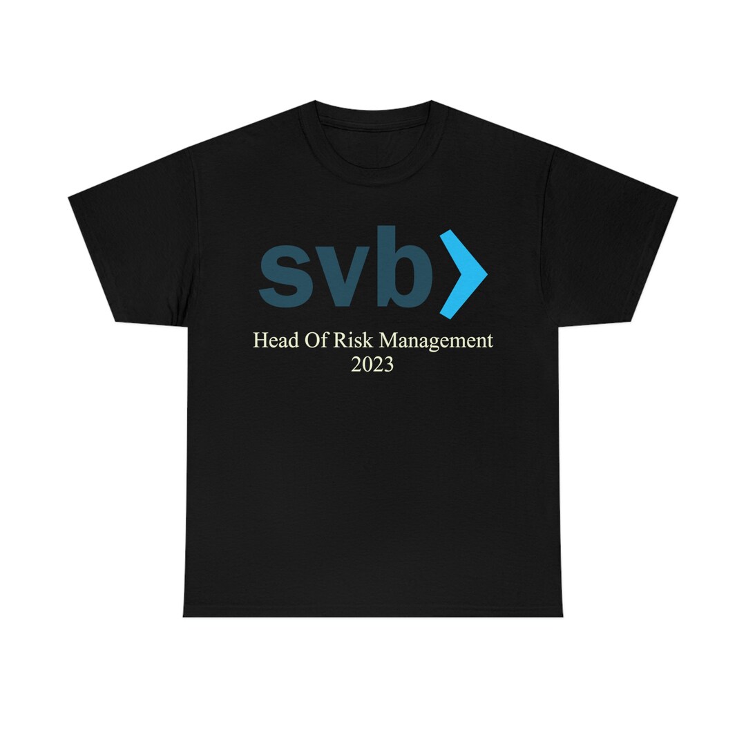 T-shirt SVB Head of Risk Management 2023 Silicon Valley Bank - Etsy France