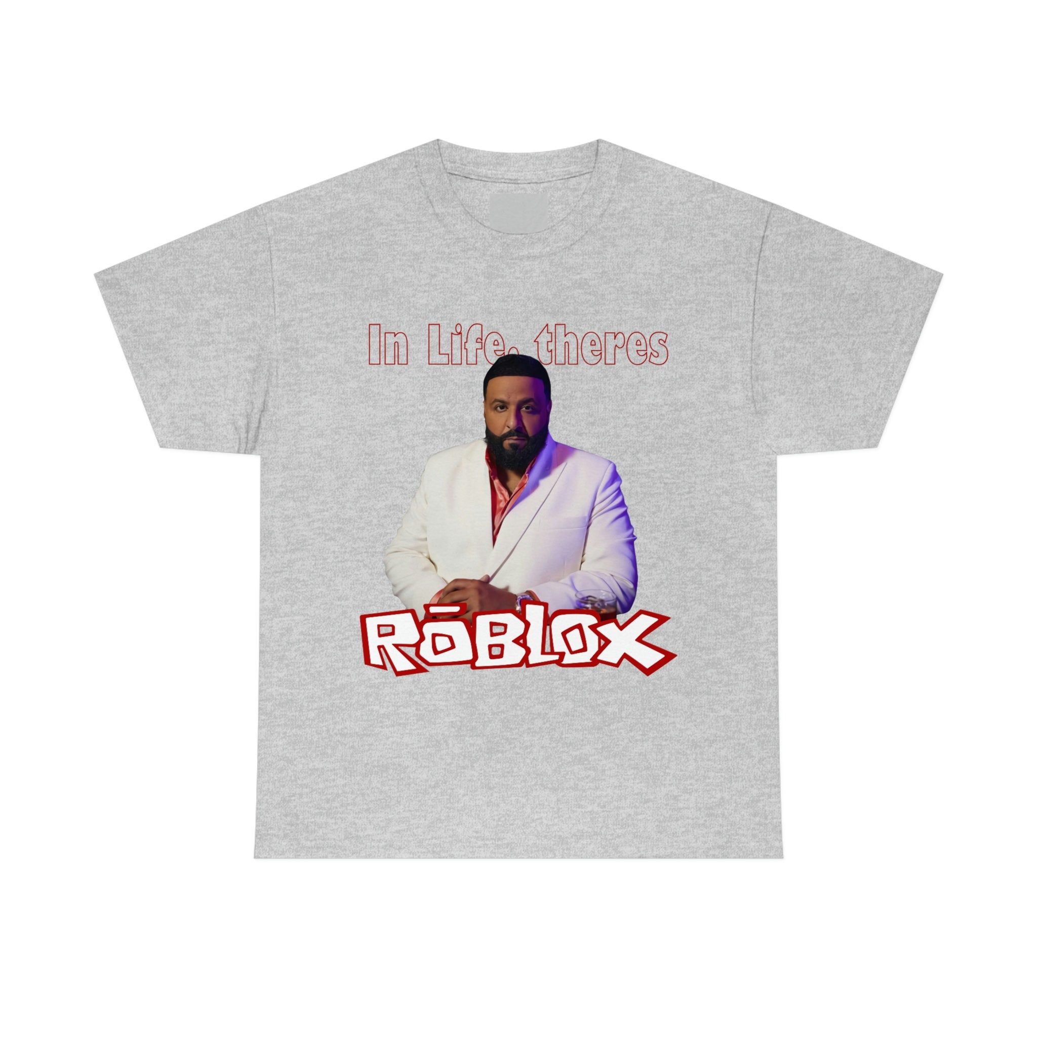 Dj-Khaled Shirts Dj-Khaled T-Shirt for Fans Black Life-is-Roblox Fashion  Kh%aled Women and Men Cotton T-Shirts Small