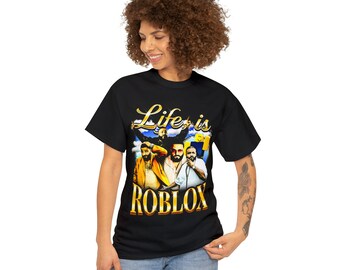 A vida é Roblox-Unisex DJ Khaled T-shirt, camisa engraçada