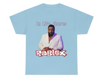 A vida é Roblox-Unisex DJ Khaled T-shirt, camisa engraçada - AliExpress