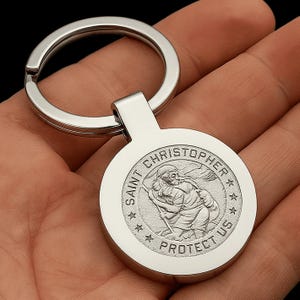 Llavero con letra/Llavero de plata 925 con grabado personalizado: regalo de joyería personalizado hecho a mano