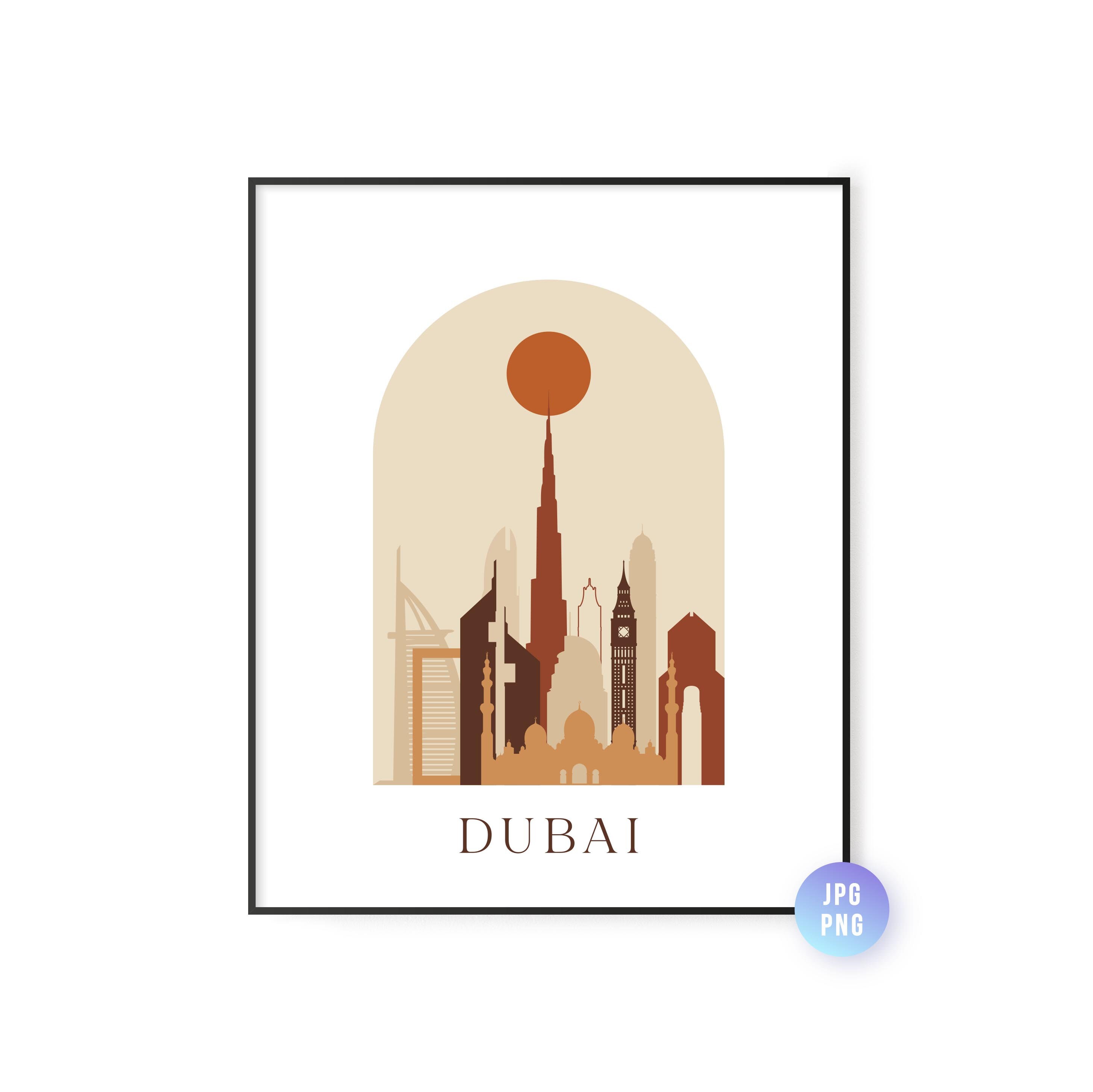 Dubai Downloadable Prints Etsy