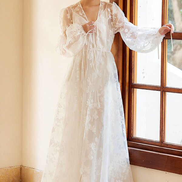 Lace Bridal Robes Etsy