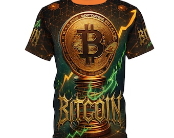 Bitcoin Bullish Crypto Design T-Shirt | BTC Blockchain, Satoshi, Decentralized Currency
