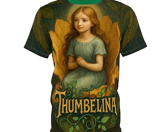 Camiseta Polegarzinha | Conto de Fadas de Hans Christian Andersen | Dinamarca | História Europeia