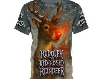 Camiseta Rudolph, a Rena do Nariz Vermelho | Rena de Natal