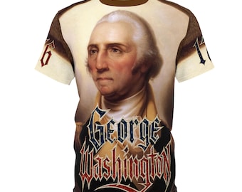 Camiseta conmemorativa del presidente George Washington, historia estadounidense, Constitución de EE. UU., ropa para el 4 de julio, camiseta del Día de la Independencia, 1776