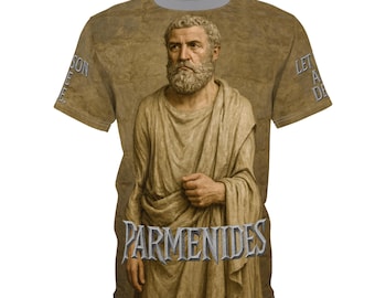 Camiseta Parmênides de Eleia Filósofo | Camiseta de Filosofia Grega Antiga