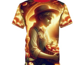 Johnny Appleseed Unisex Tee, American Folklore Legends Shirt, Historical Figure Gift, Vintage Americana Top, Apple Lover Apparel