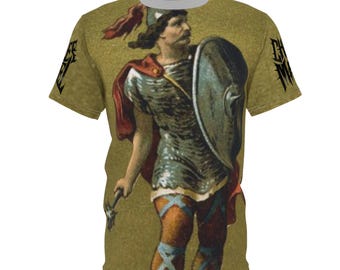Charles The Hammer Martel TShirt, Historical Clothing, European History Shirt, Royalty Costume, Medieval Frankish Warrior, European Strength