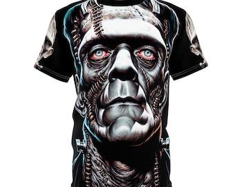 Frankenstein Monster Unisex Tee, Classic Horror Movie T-Shirt, Halloween Shirt, Vintage Monster Clothing, Gothic Fashion