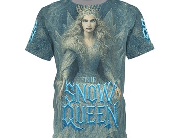 Camiseta com ilustração da Rainha da Neve | Conto de fadas dinamarquês de Hans Christian Andersen