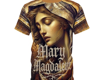 Camiseta unissex Maria Madalena, apóstolo discípulo cristão, camiseta História Perdida, roupa religiosa, presente bíblico, vestuário cristão, amante de Jesus
