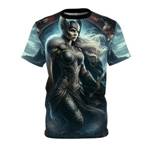 Valkyrie Tee, Norse Mythology Shirt, Unisex Graphic T-Shirt, Mythology Lover Gift, Norse Myth Tee, Valkyrie Warrior Top