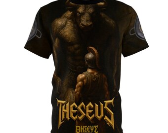 Theseus Slayer of the Minotaur Tee | Greek Mythology Hero, Ancient Greece Design, History of Greece, European Heritage