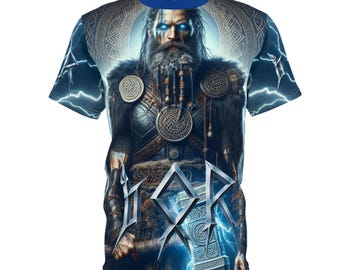 Thor God Of Thunder Unisex T-Shirt, Norse Mythology Tee, Viking Legend Shirt, Proto-Germanic Hero Top, Old Norse Clothing