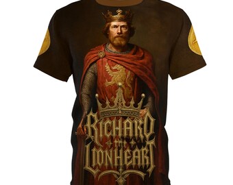 Ricardo Coração de Leão, Rei Ricardo Tee | História Medieval Inglesa, líder militar e guerreiro
