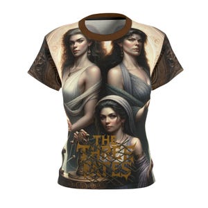 The Three Fates Greek Mythology Shirt, Destiny Goddesses Top, Women's Tee, Mythical Womens T-Shirt, Vintage Inspired Tee, Unique Gift