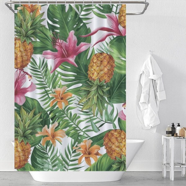 Pineapple Curtains Etsy