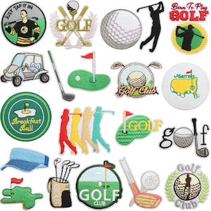 Golf Patch,Sports Patches,Sports Golf Club Patches,Golf Cart Patch,Golf Bag Patch,Golf Lover Gift,Iron On Patch