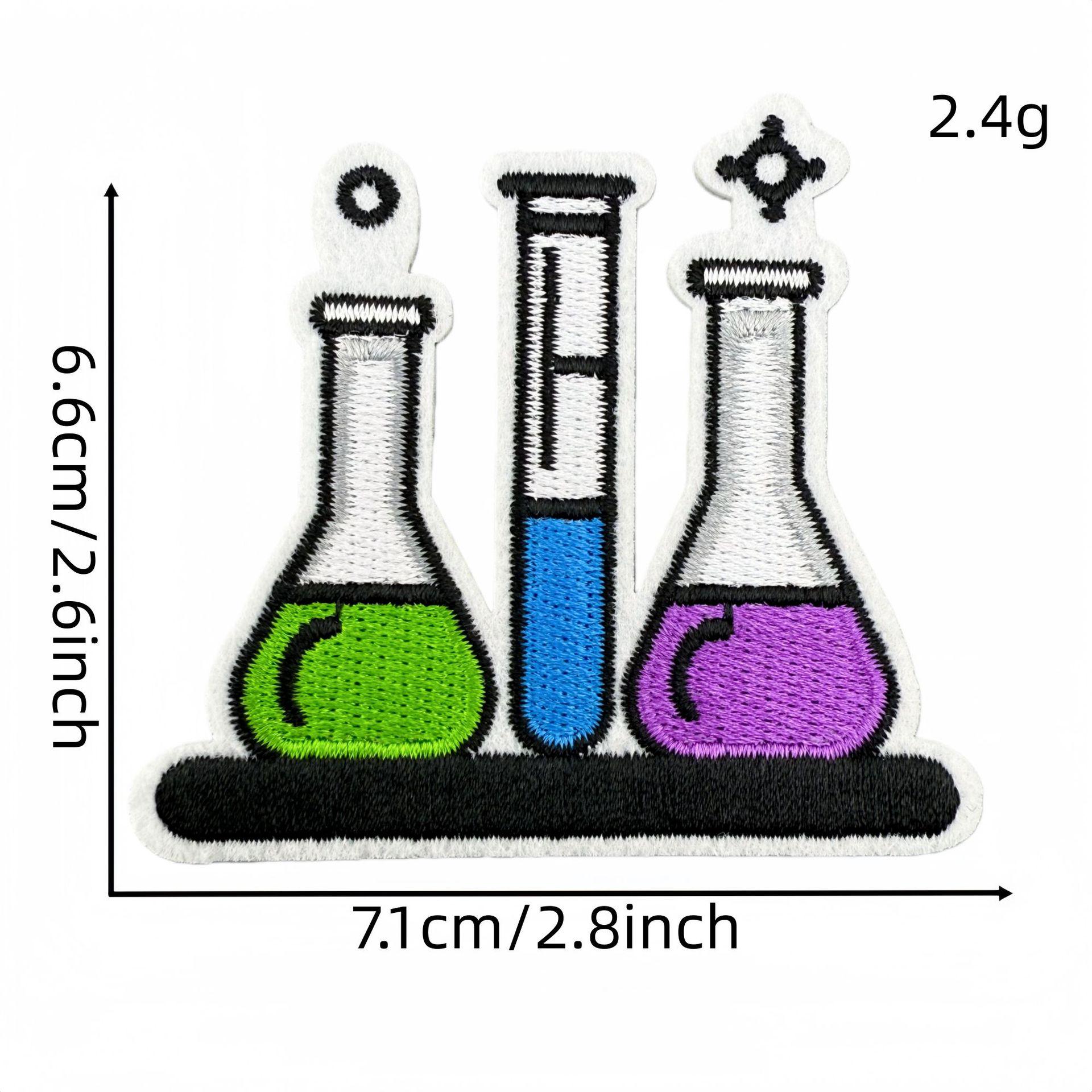 Mad Scientist Science Patch,dna Double Helix Patch,iron on Embroidery ...