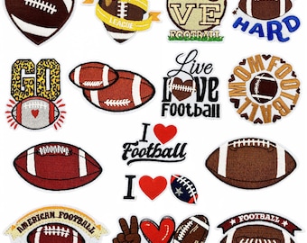Football Patch,Sports Ball Embroidered Patch,Iron On Patch