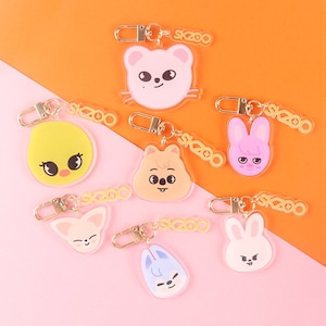 Stray Kids Keychain, Kpop Cute SKZOO Keychain, Boys Girls Keychain Gifts, Kpop Keychain For Bags, Stray Kids Fans Collection