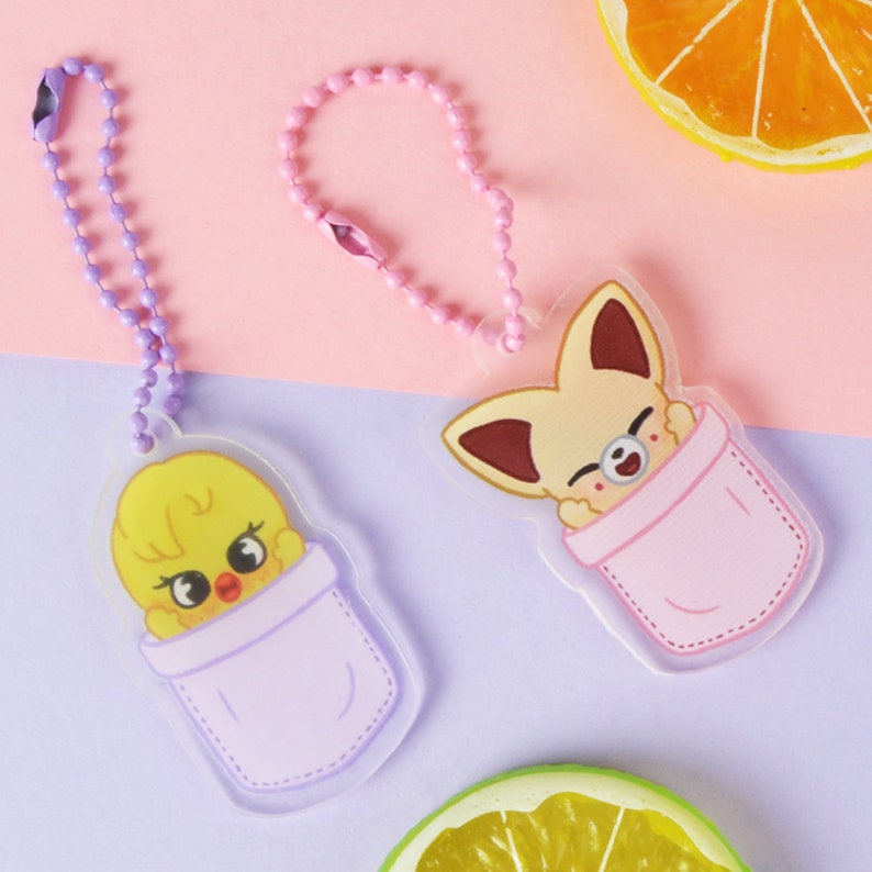 Stray Kids Keychain Cute SKZOO Bags Keychain Boys Girls Etsy