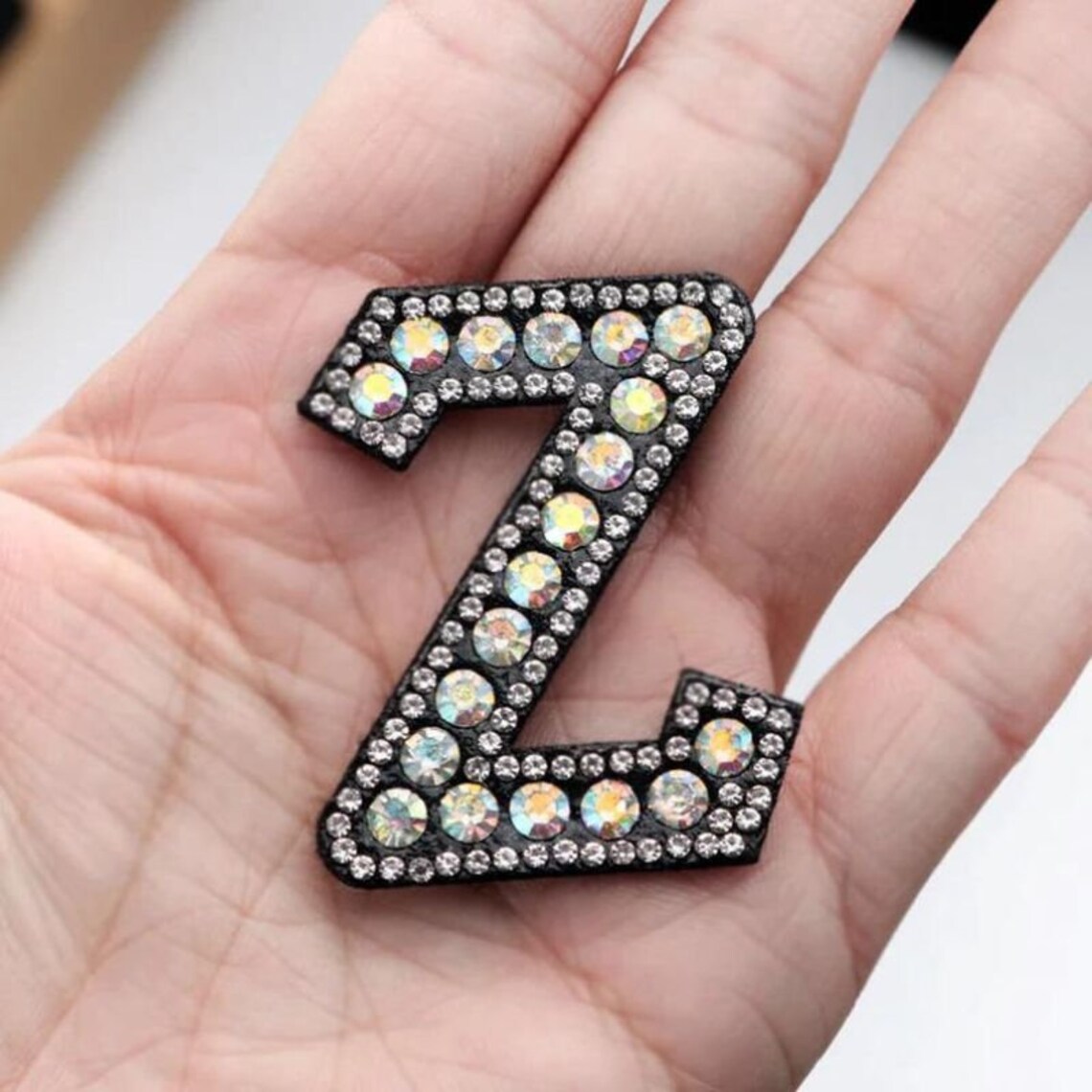 Diy Rhinestone Letters 2.0 Inch Sparkle Rhinestone Letters Patch,diy Name Alphabet Letter ...
