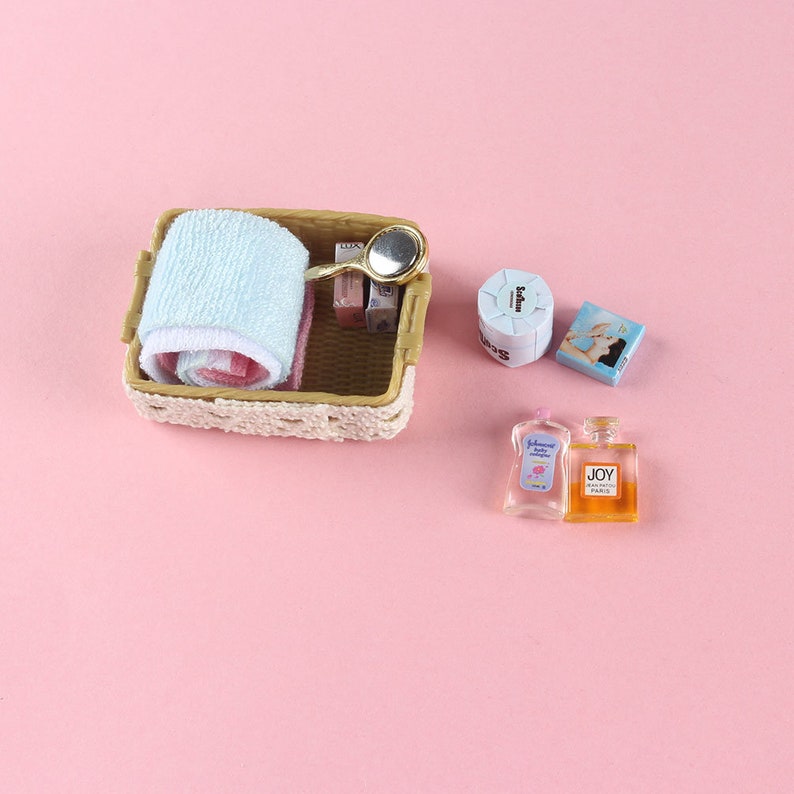 Dollhouse Toiletries Dollhouse Bathroom Accessories Etsy