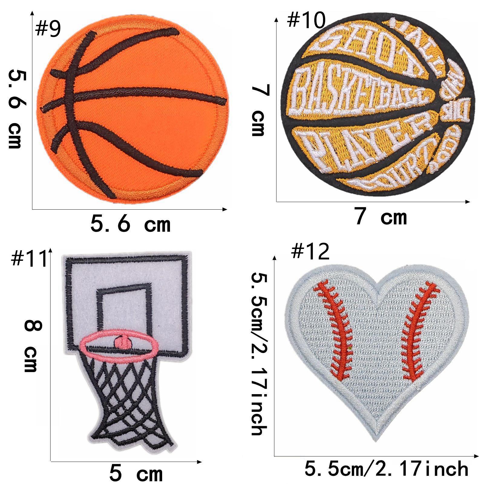 Sports Patches,ball Embroidered Patch,baseball Patch,basketball Patch ...
