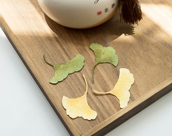 Ginkgo Biloba Embroidered Patch,Beautiful Ginkgo Biloba Leaves, Nature Leaf Badge, DIY Embroidery,Plant Lover Gift,Iron On Patch