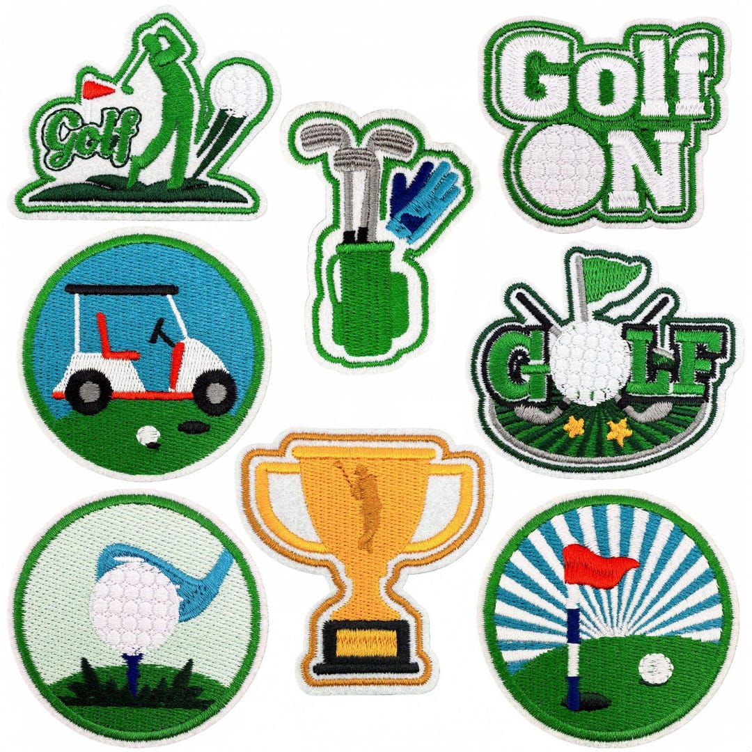 Golf Patch,sports Patches,sports Golf Club Patches,golf Cart Patch,golf ...