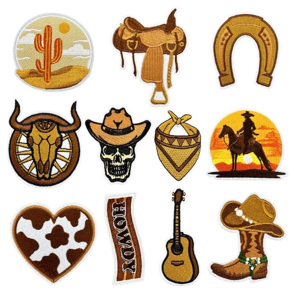Juego De 4 Parches Bordados De Cachemira - Ideales Para Personalizar Vaqueros, Chaquetas, Sombreros Y Mochilas