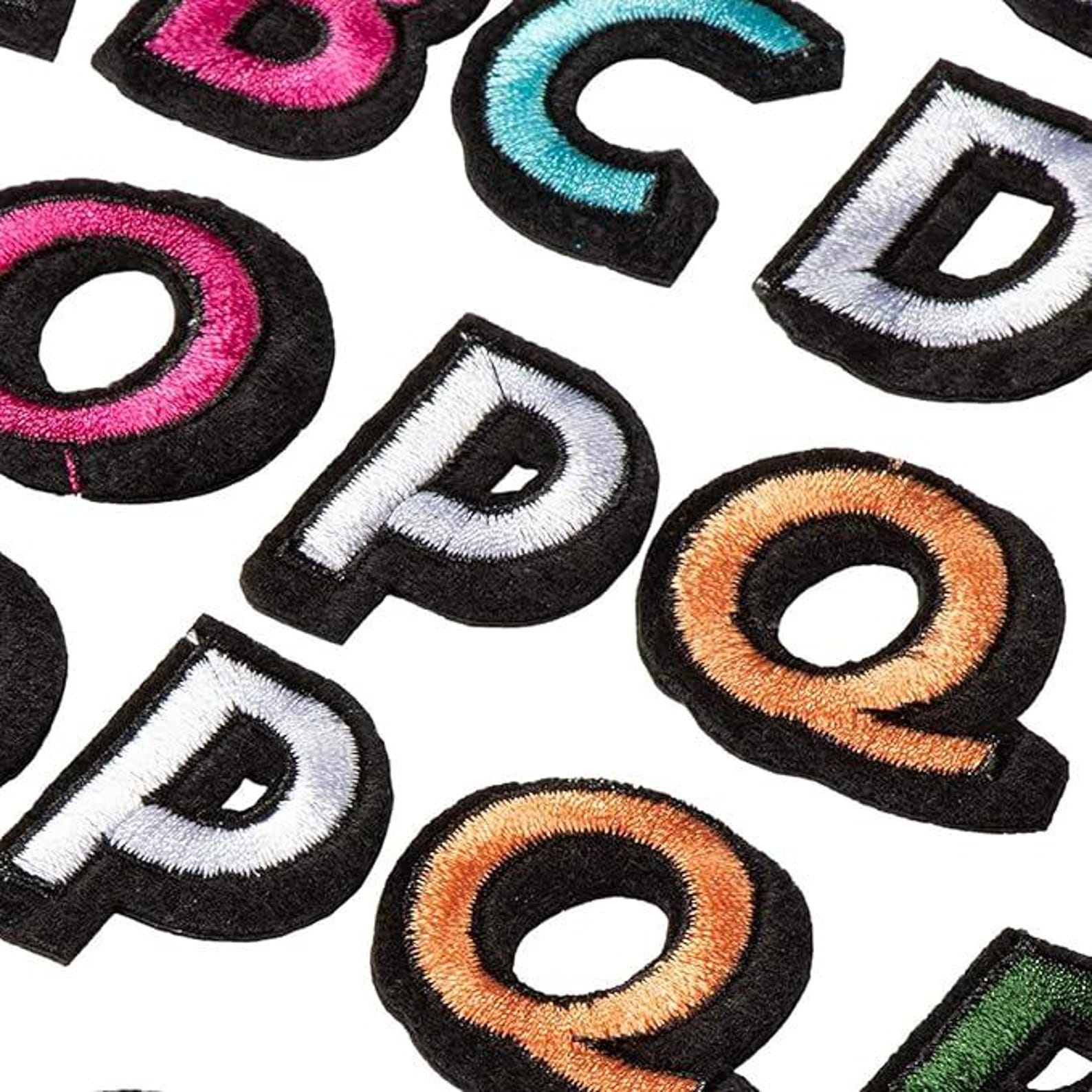 1.5 Inch Mini Color Letters Patch,embroidered Patch Applique DIY Name ...