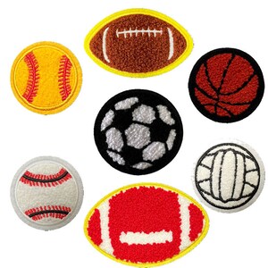 Football Patch, Baseball Aufnäher, Basketball Aufnäher, Fussball Aufnäher, Beachvolleyball Aufnäher zum Aufbügeln