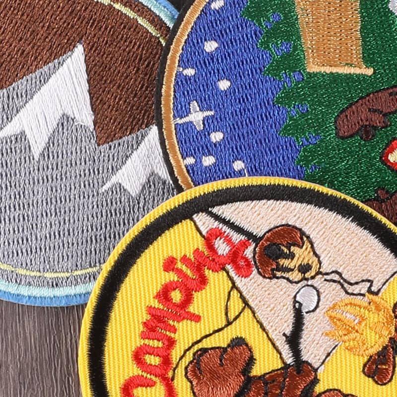 Round Popular Patches,outdoor Adventure Animals Patch, Nature Space ...
