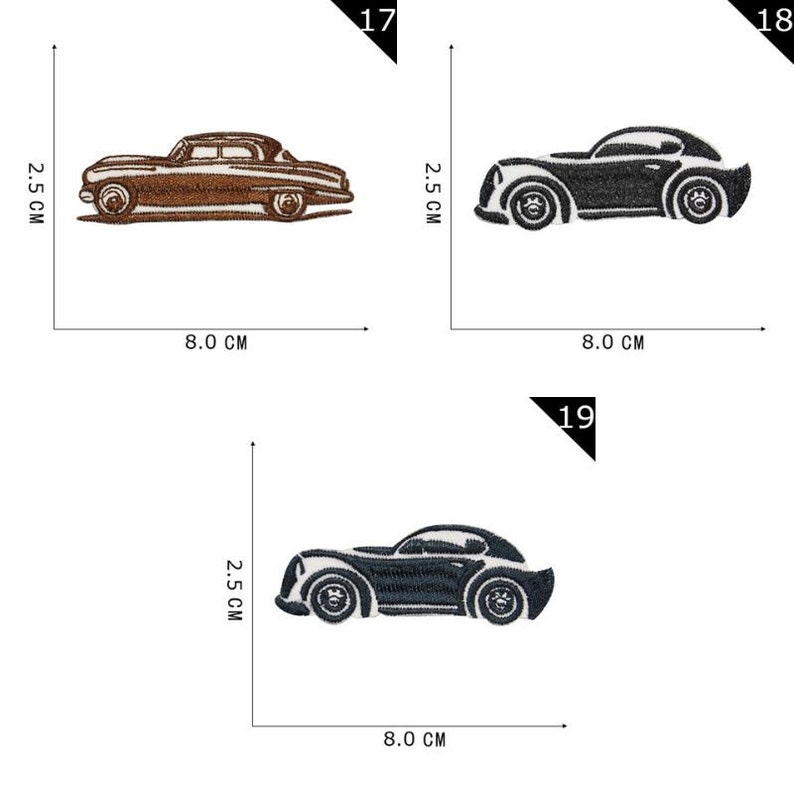 Cartoon Engineering Cars Patches,racing Patch,vintage Car Patch,patches ...