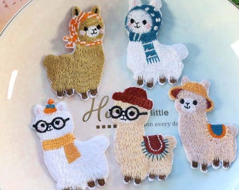 Alpaca Patch,Cute Alpaca Applique Patch,Llama Embroidery Patch,Iron On Patch