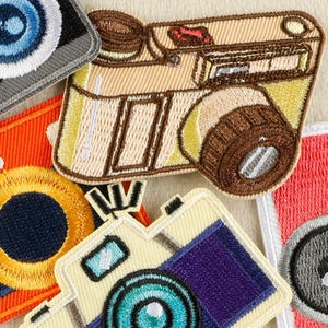 Camera Patches,vintage Camera Embroidered Patch,retro Camera Iron on ...