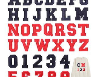Patches de letras, patches de alfabeto com nomes faça você mesmo, patches para bolsas de roupas, patches bordados para passar a ferro