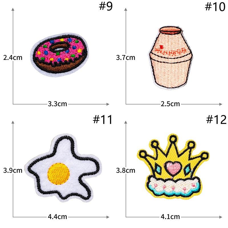 Mini Patches Embroidered Patches Badge Applique,mini Patches,clothing Patches,iron ...