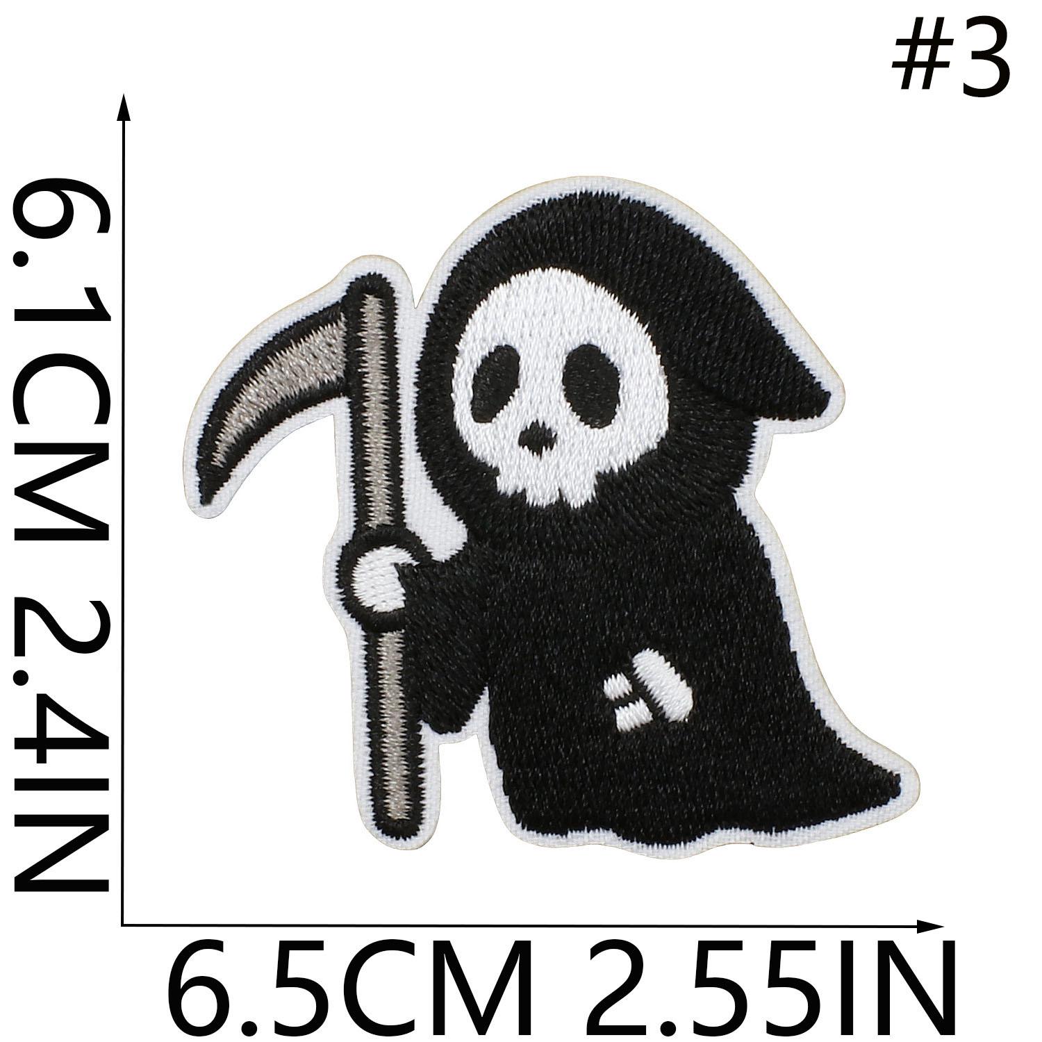 Ghost Patch Applique Badge,halloween Ghost Embroidery Patch,iron on ...